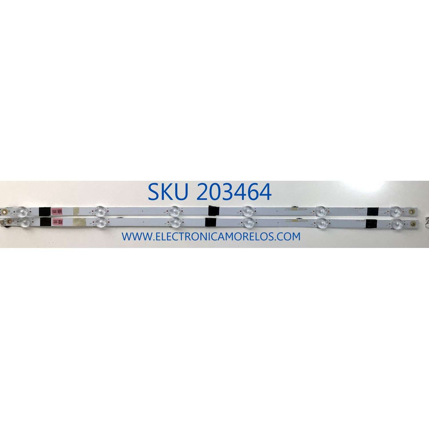 KIT DE LED'S PARA TV VIZIO (2 PIEZAS) / NUMERO DE PARTE LB32124 / LB32124 V0_00 / 210BZ06D0 / B33MBC00L / 19273001593 / 32577000001Y / PANEL TPT320B5-FHBN0.K  REV:S49P2AP / MODELO D32F-G1